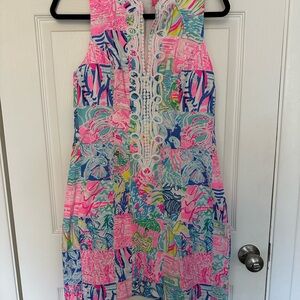 Lilly Pulitzer Colorful Sleeveless Patchwork Dress